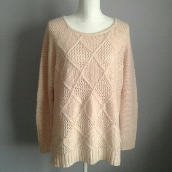 525 Ae Diamond Stitch Pullover Sweater 
